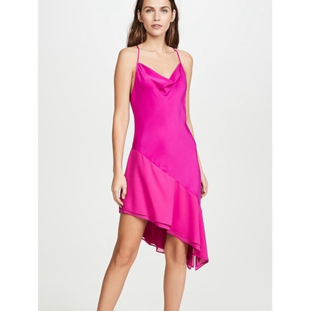 Amanda Uprichard Pink Rafalela Dress Size M  / NWOT